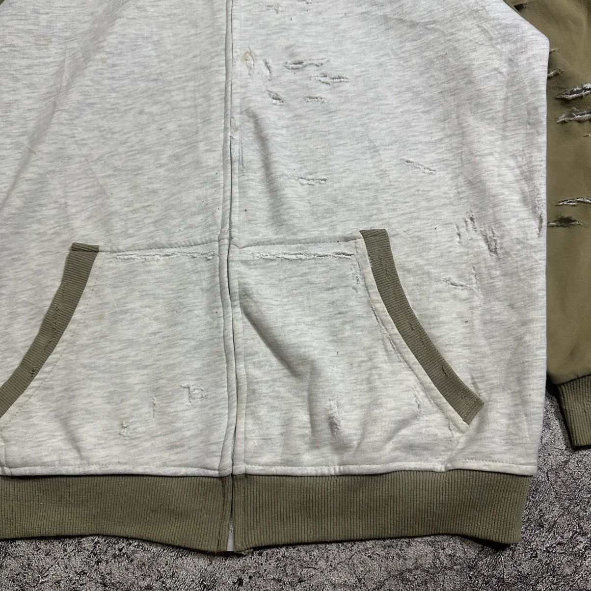 Japanese Brand DISTRESSED TWO TONE COLOR HOODIE JAPANESE BRAND Size US M / EU 48-50 / 2 - 7 Thumbnail