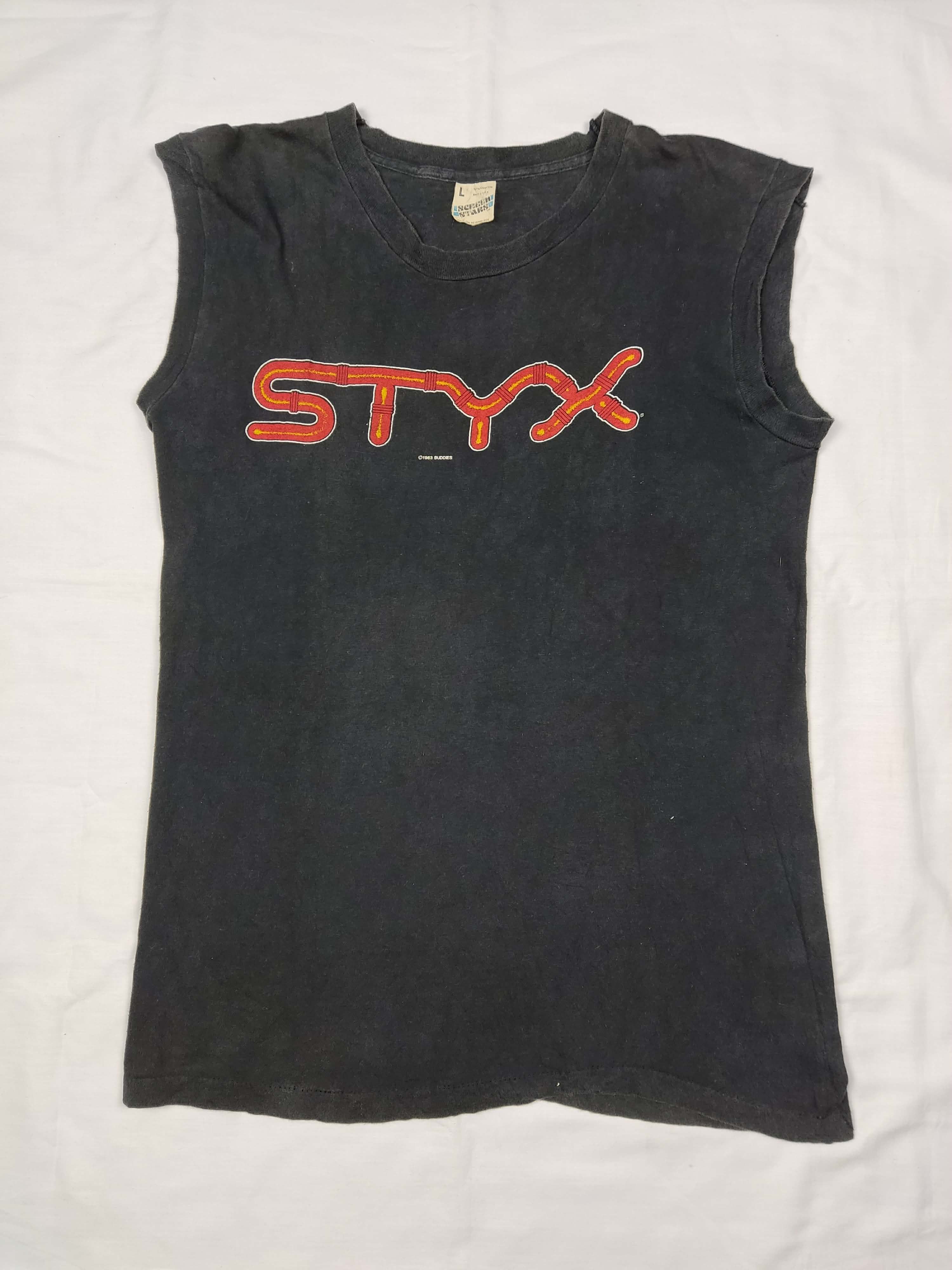 Band Tees Vintage 80s STYX Kilroy Was Here Tour Tank Top T Shirt Size US L / EU 52-54 / 3 - 1 Thumbnail