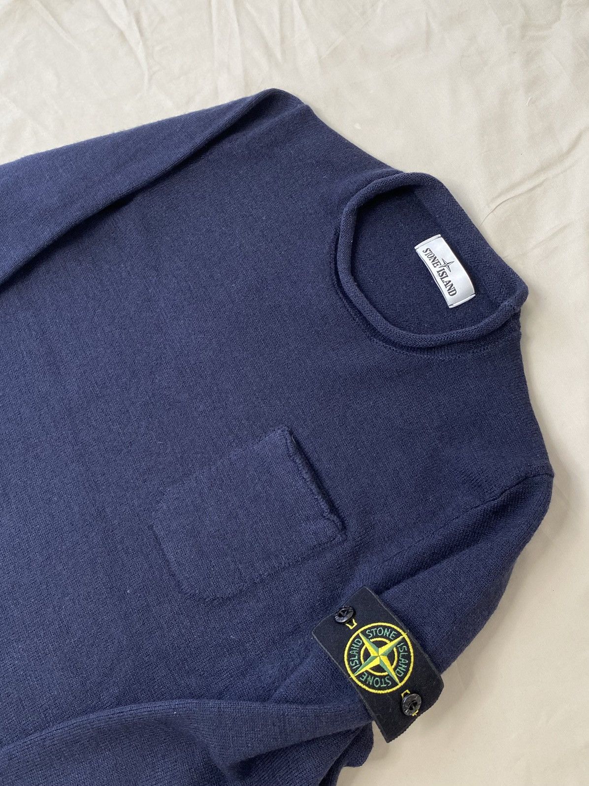 Stone Island Stone Island wool crewneck sweater Size US M / EU 48-50 / 2 - 2 Thumbnail