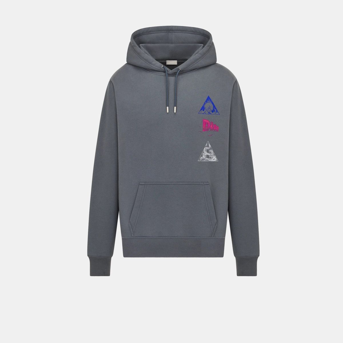 Dior o1bcso1str0225 Hooded Sweatshirt, Relaxed Fit in Grey Size US L / EU 52-54 / 3 - 1 Thumbnail