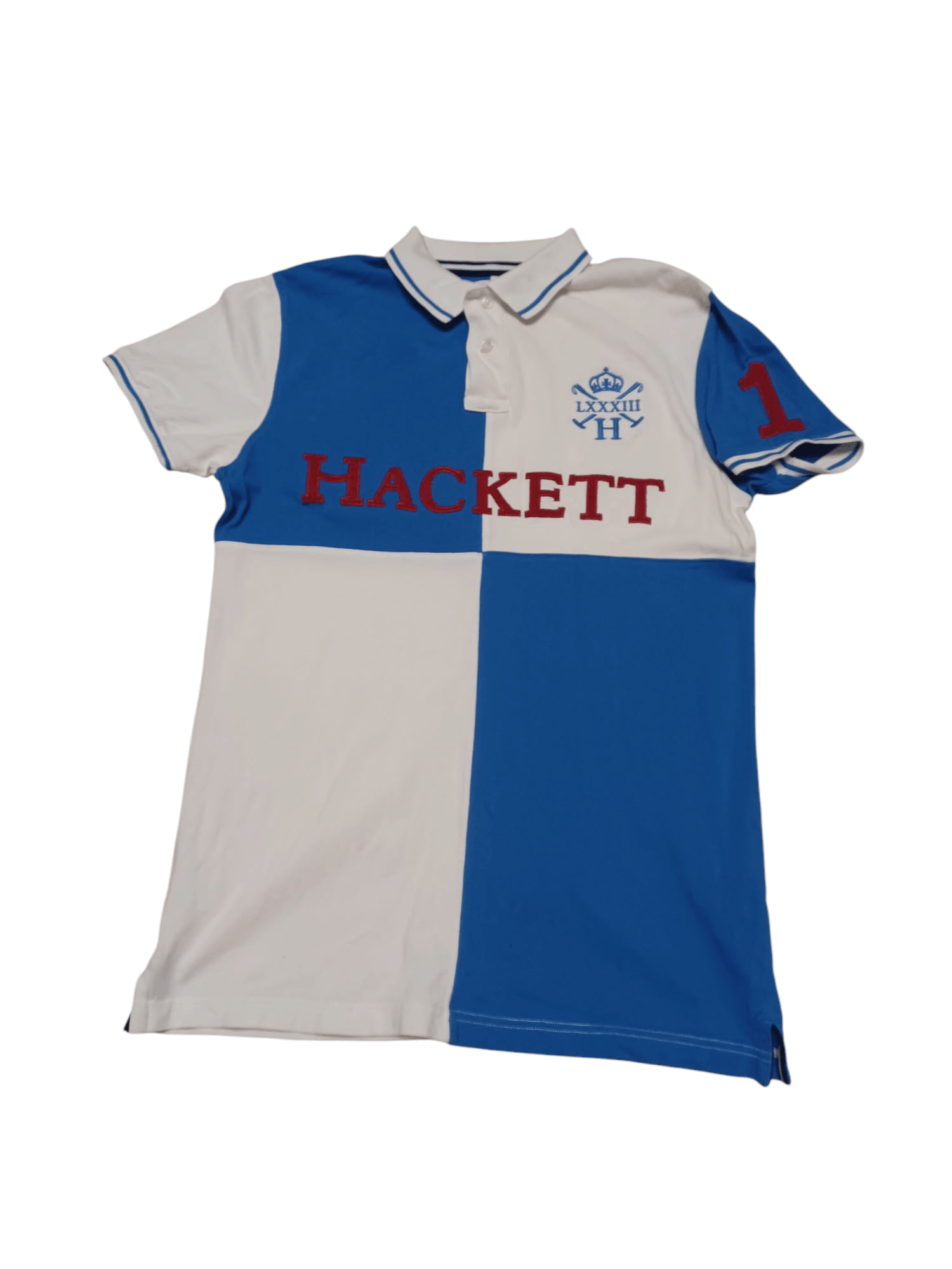Hackett HACKETT VINTAGE BIGLOGO LUXURY POLO SHIRT Size US M / EU 48-50 / 2 - 1 Thumbnail