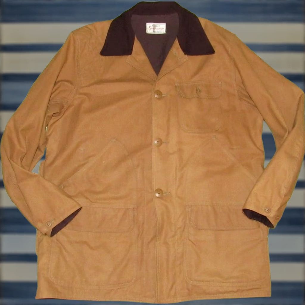 Sears Vtg SEARS & ROEBUCK Tobacco Brown Barn Coat Jacket XL Size US XL / EU 56 / 4 - 1 Thumbnail