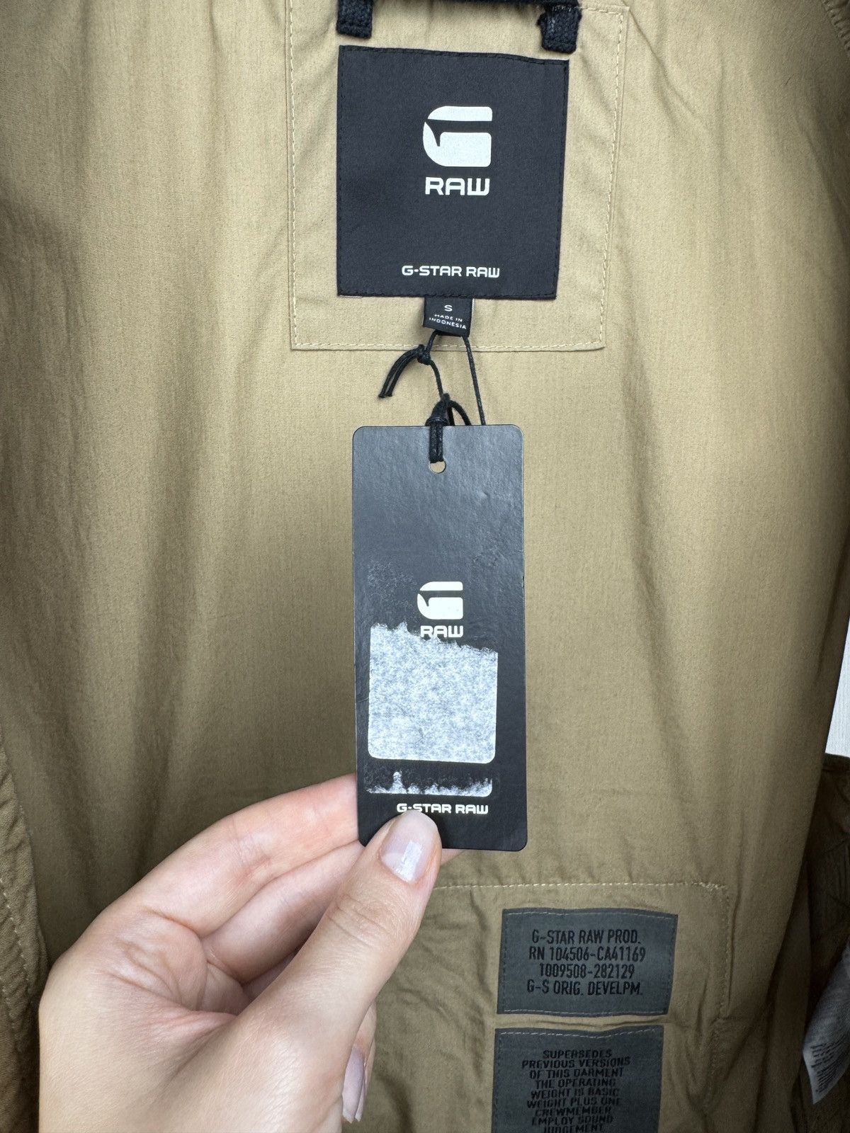 G-Star G-Star Raw E 3D Multi Pockets Poplin Vest Sand Beige Size US S / EU 44-46 / 1 - 21 Thumbnail