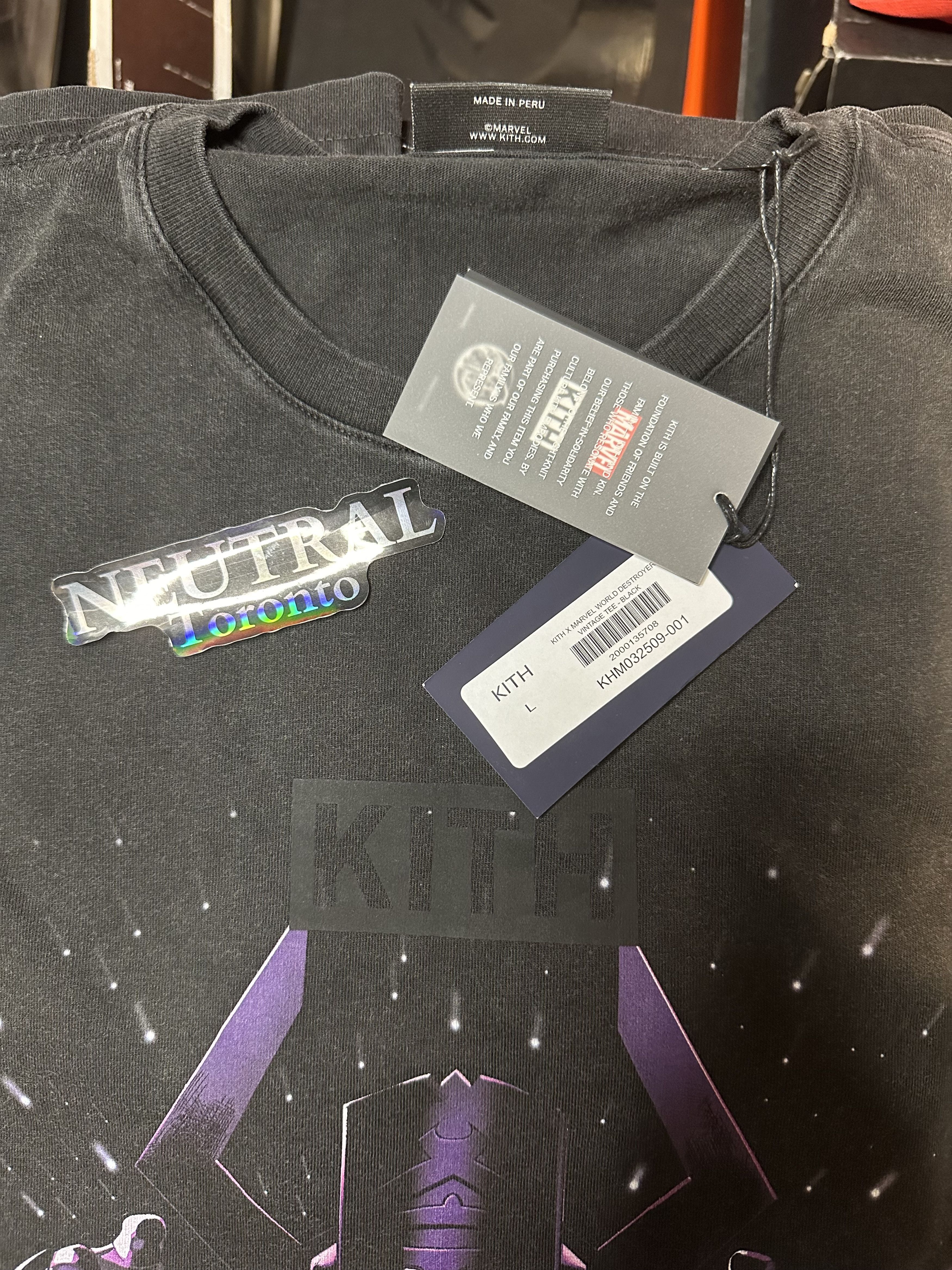 Kith × Marvel Comics Kith x Marvel World Destroyer Vintage Tee Size US L / EU 52-54 / 3 - 6 Thumbnail