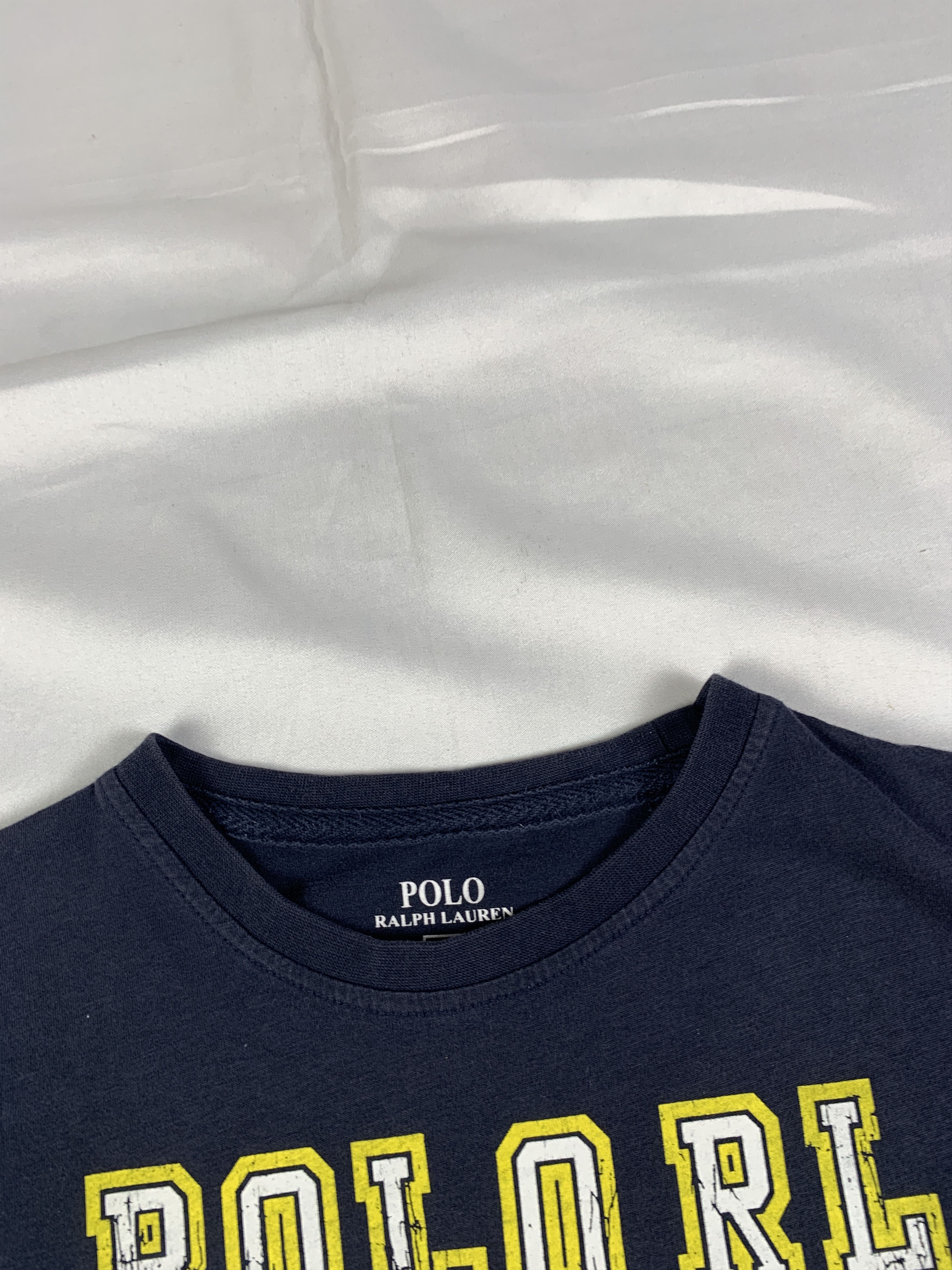 Polo Ralph Lauren Polo by Ralph Lauren Navy University Baby Tee (S) Size S / US 4 / IT 40 - 6 Thumbnail