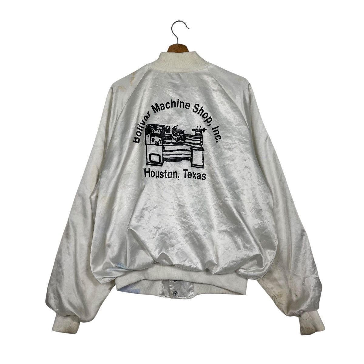 Vintage Vintage Bolivar Machine Shop Nylon Jacket Size US XL / EU 56 / 4 - 1 Thumbnail