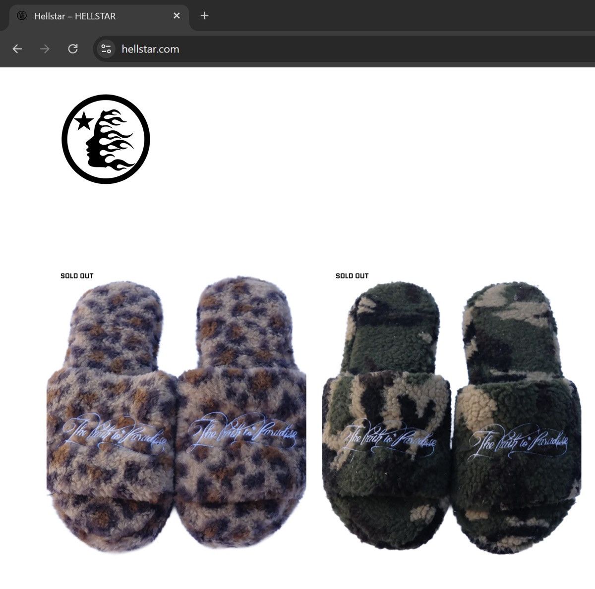 HELLSTAR Hellstar Camo The Path To Paradie P2P Slides Size US 10 / EU 43 - 12 Thumbnail