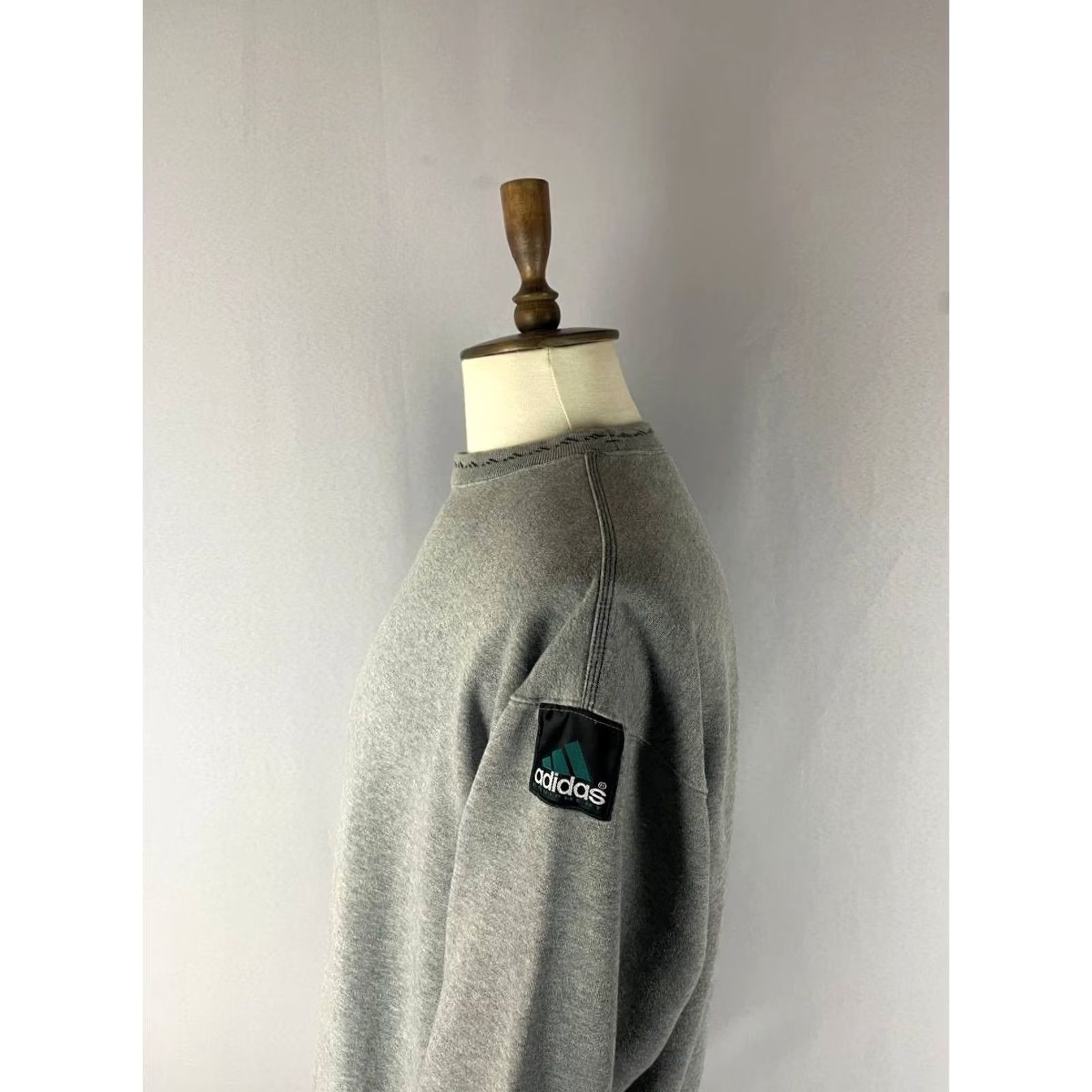 Adidas Adidas Sweatshirt Mens Cotton Crew Neck Gray Long Sleeve M 中 Size US M / EU 48-50 / 2 - 7 Thumbnail