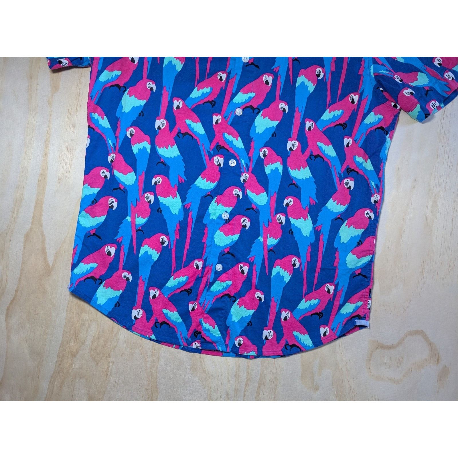 Bonobos Bonobos Men's Small Stretch Shirt Standard Fit Parrot Macaw Size US S / EU 44-46 / 1 - 2 Thumbnail