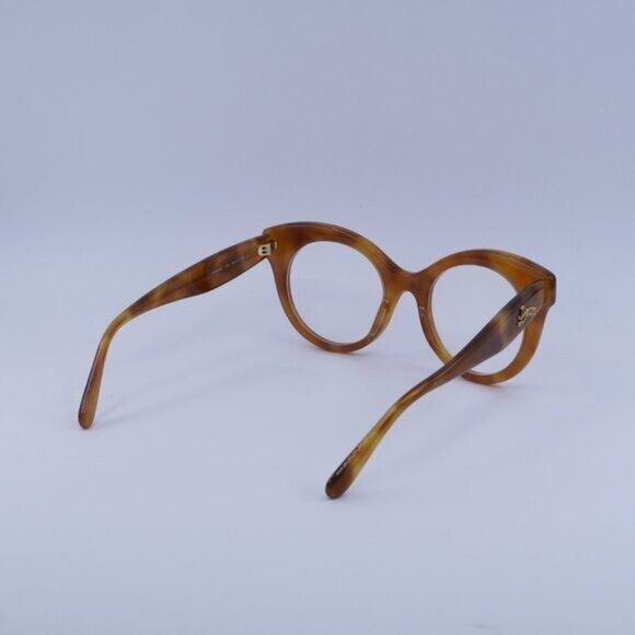 Loewe Loewe LW50074I 053 Eyeglasses Blonde Havana 50mm Cat Eye Size ONE SIZE - 8 Thumbnail