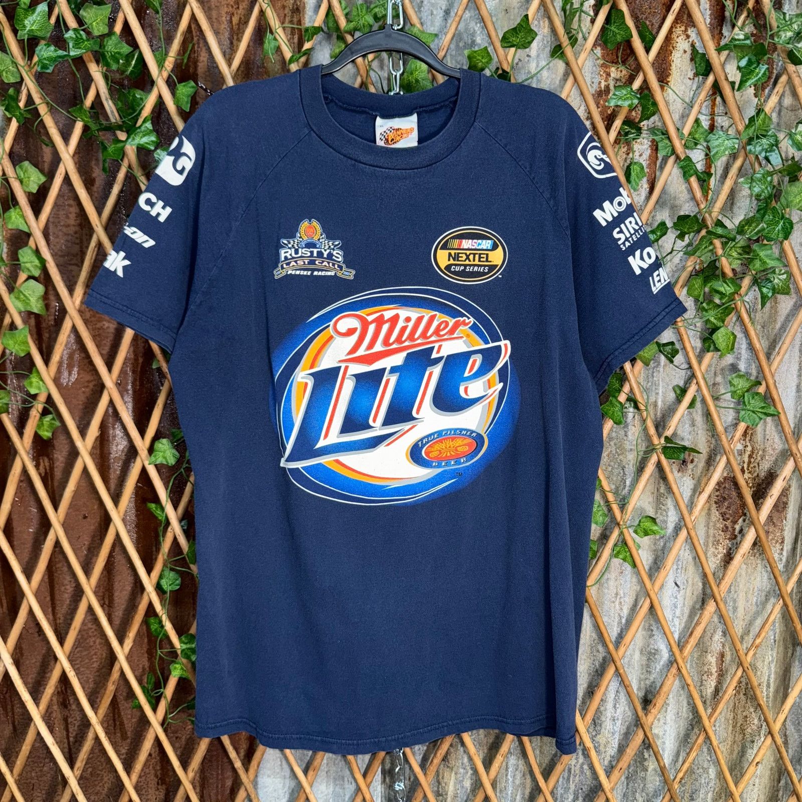 Winners Circle Vintage Y2K winners Circle 1990s NASCAR miller lite t-shirt Size US XL / EU 56 / 4 - 1 Thumbnail