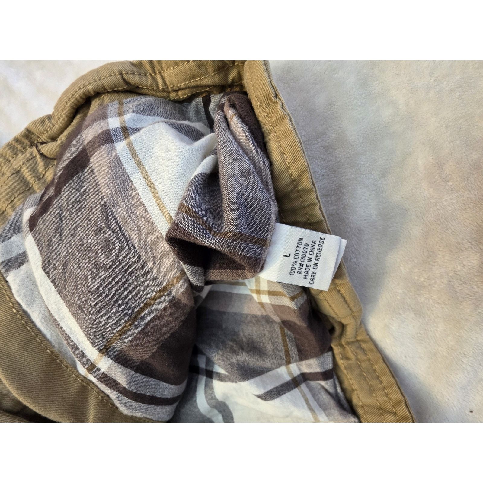 English Laundry English Laundry Flannel Lined Men's Size Large Beige Barn Size US L / EU 52-54 / 3 - 5 Thumbnail