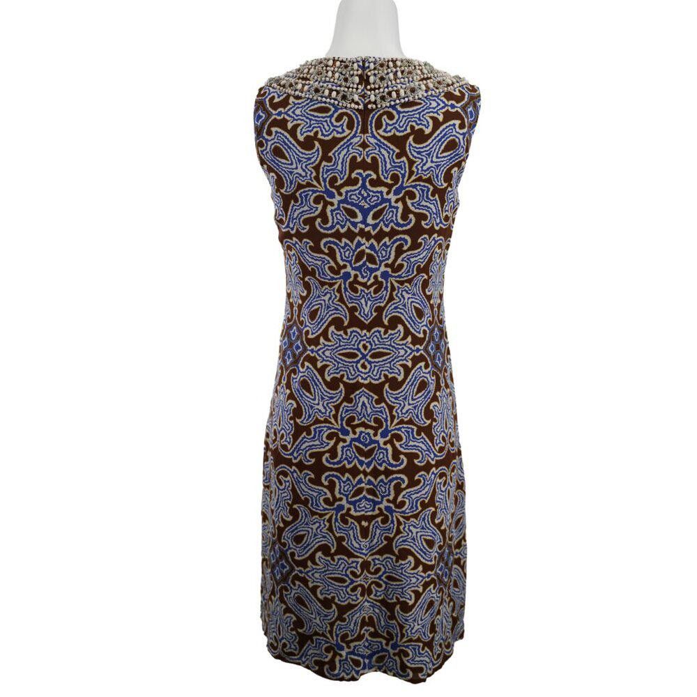 Designer Tory Burch Beaded Cocktail Dress Size 6 Size M / US 6-8 / IT 42-44 - 6 Thumbnail