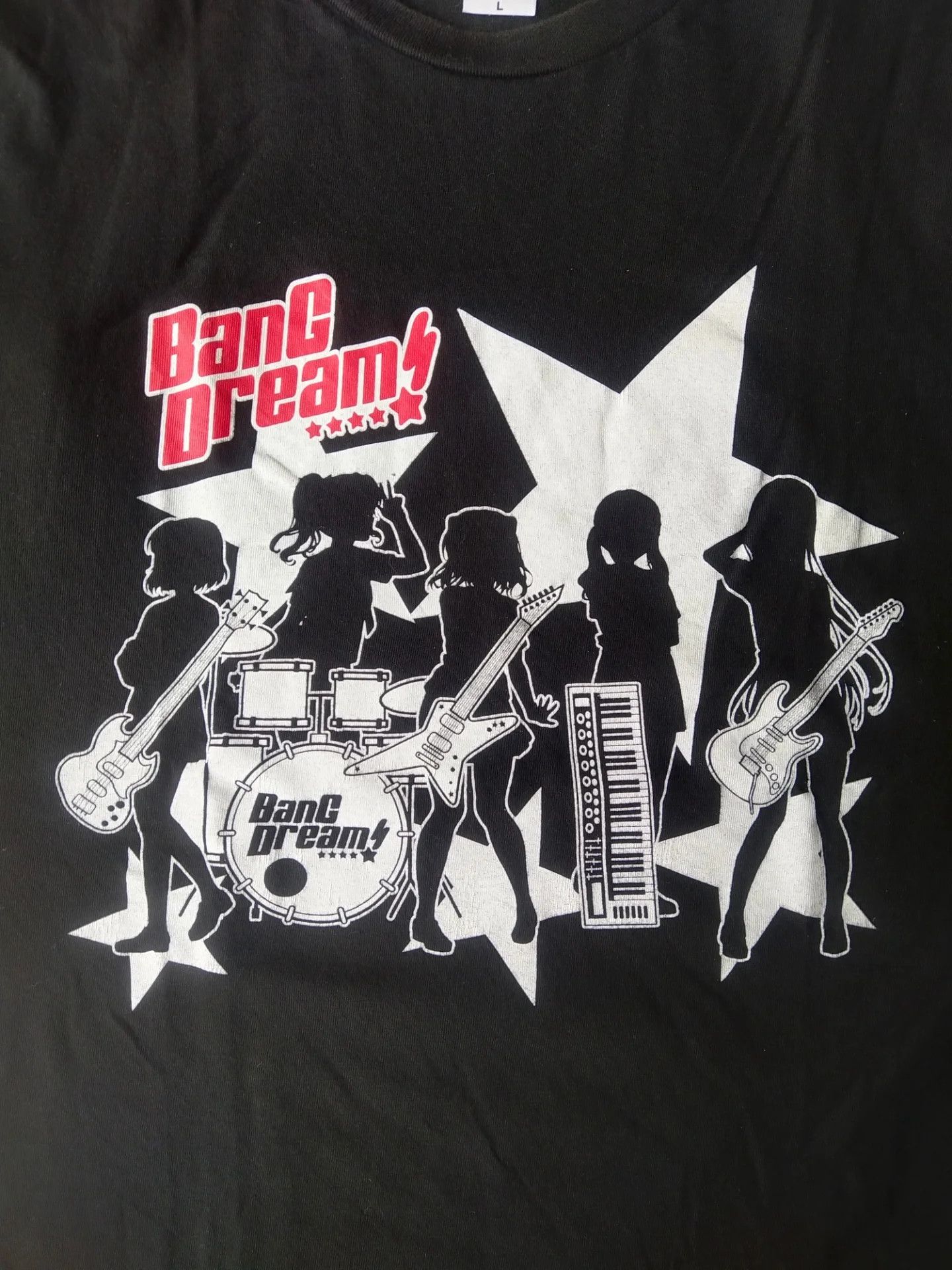 Anime Bang Dream Silhouette Member Idol Anime Tee Size US M / EU 48-50 / 2 - 2 Thumbnail