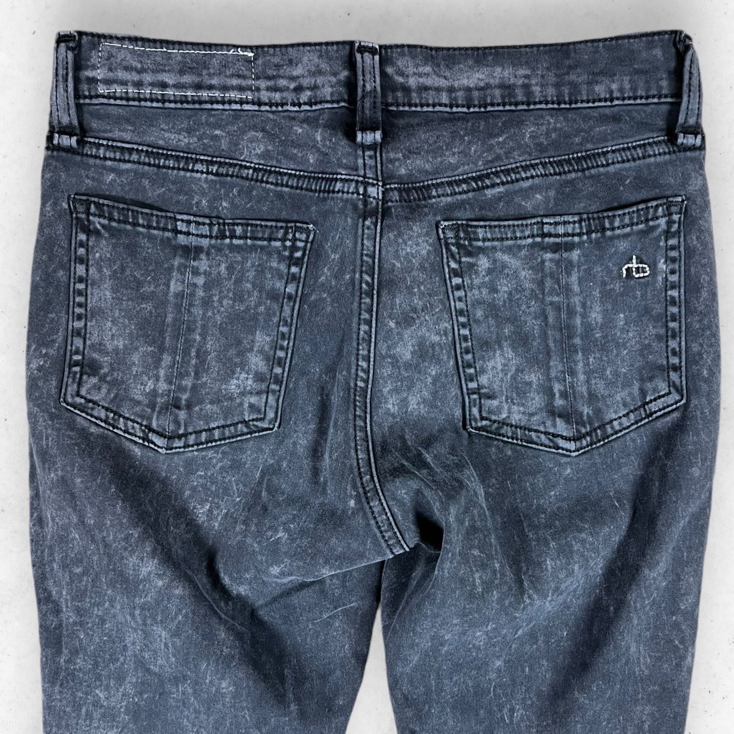 Rag & Bone Rag & Bone Jeans Women's Size 25 Legging Washout Black Size 25" / US 0 / IT 36 - 5 Thumbnail