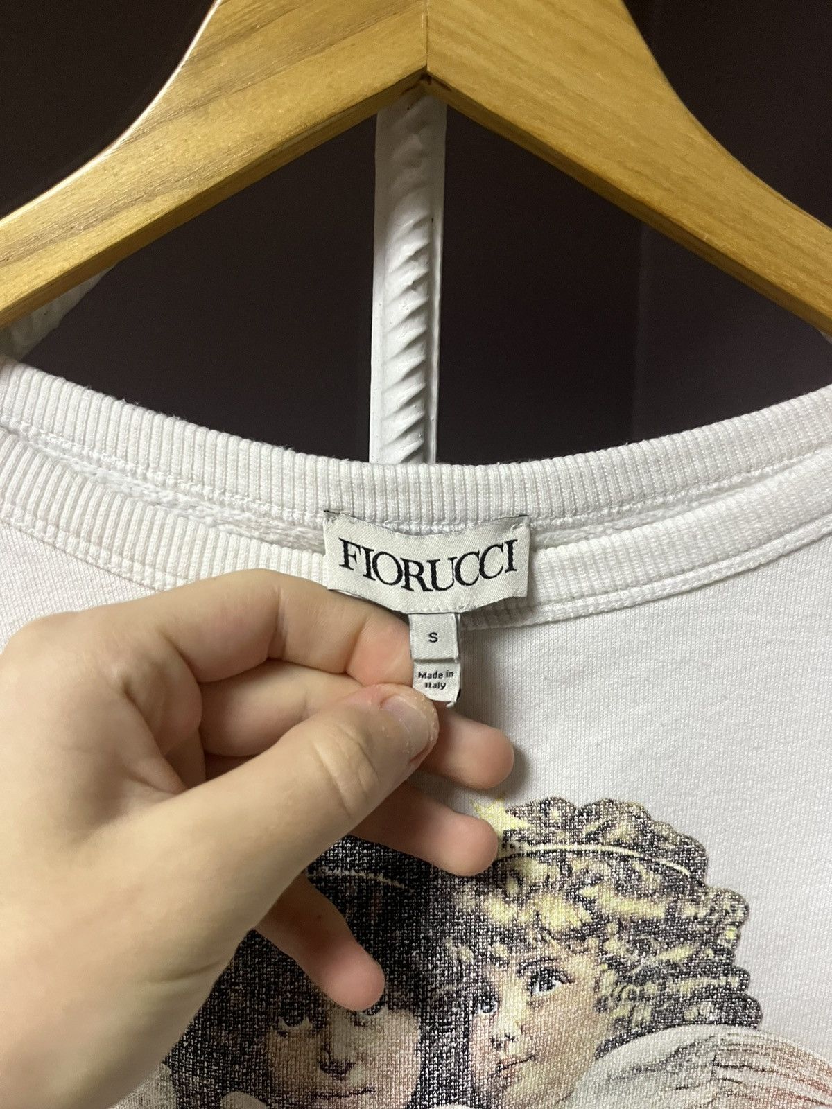 Fiorucci Crop Top Fiorucci Sweatshirt Size S / US 4 / IT 40 - 3 Thumbnail