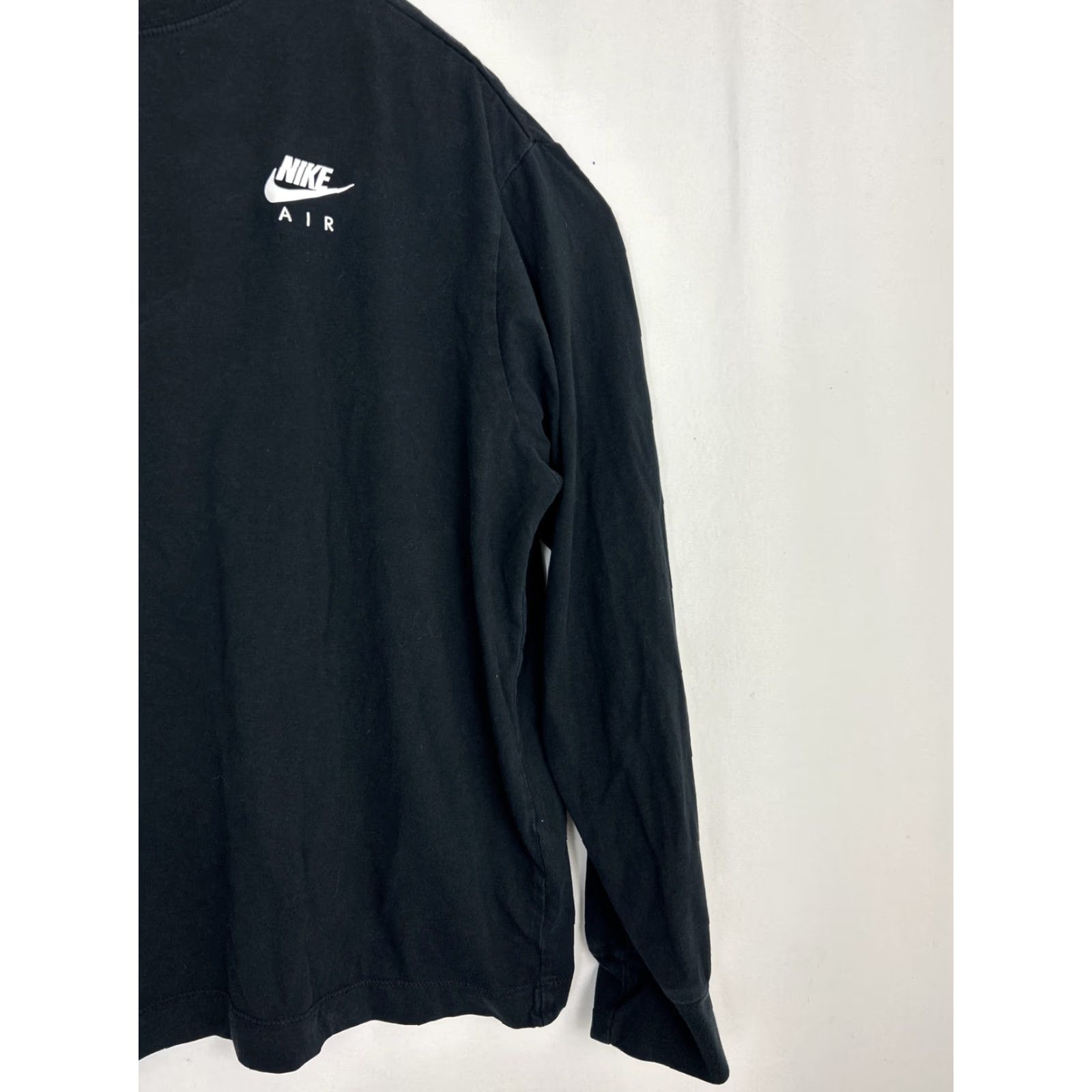 Nike Nike Air Logo Long Sleeve T Shirt Womens XL Black Regular Fit Oversized Breathable Activewear Logo CZ4020 010 Size XL / US 12-14 / IT 48-50 - 4 Thumbnail