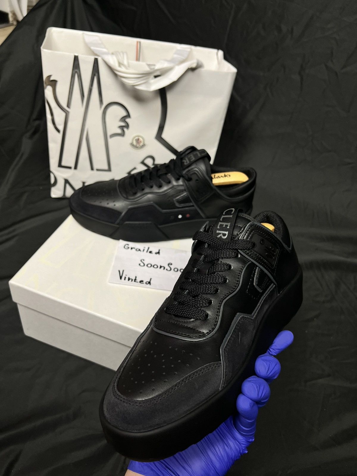 Moncler DSWT Moncler Promyx Space D low top leather and suede Size US 10 / EU 43 - 6 Thumbnail