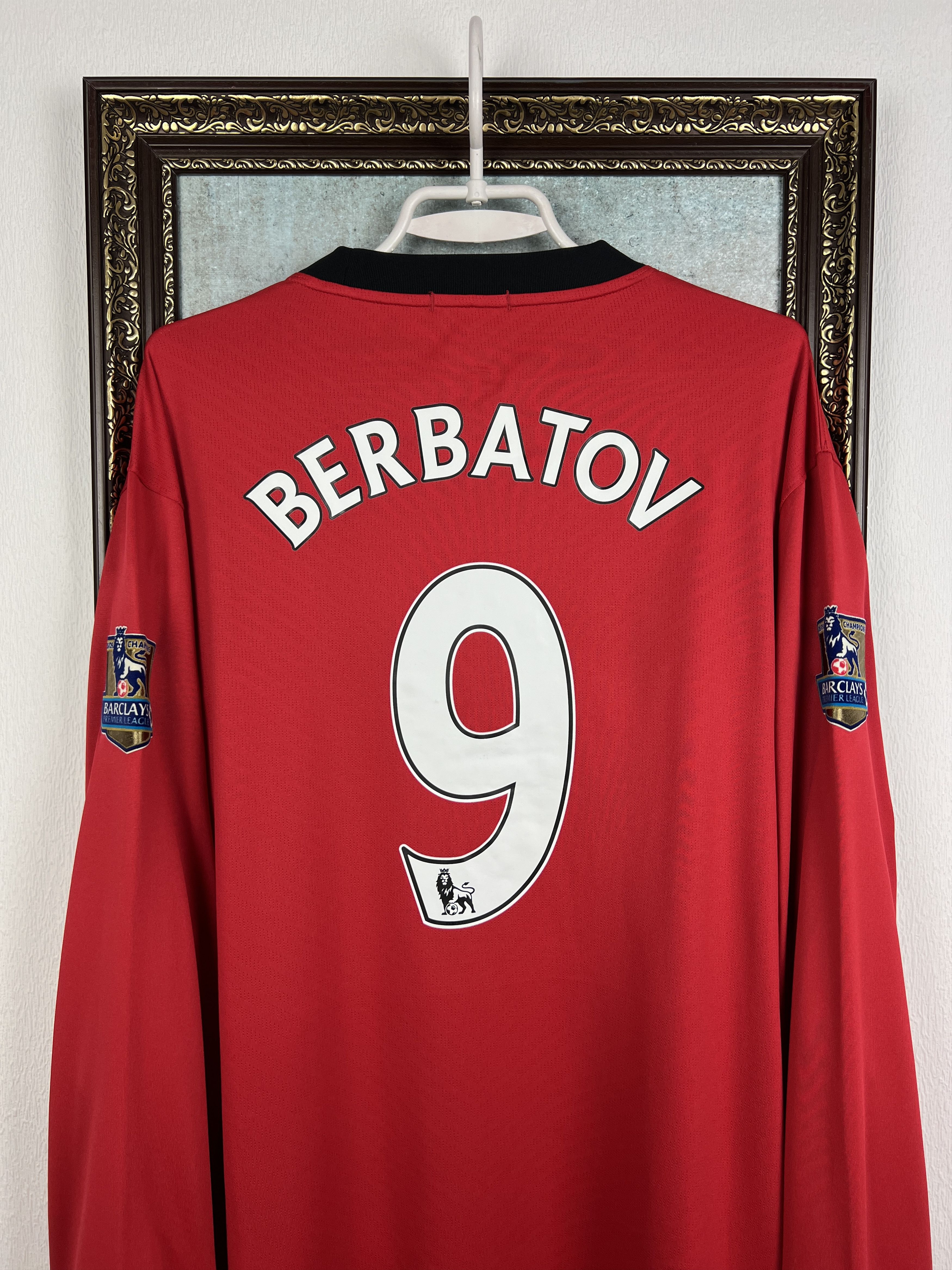 Nike Manchester football shirt Berbatov Long Sleeve Jersey 3XL Size US XXL / EU 58 / 5 - 11 Thumbnail