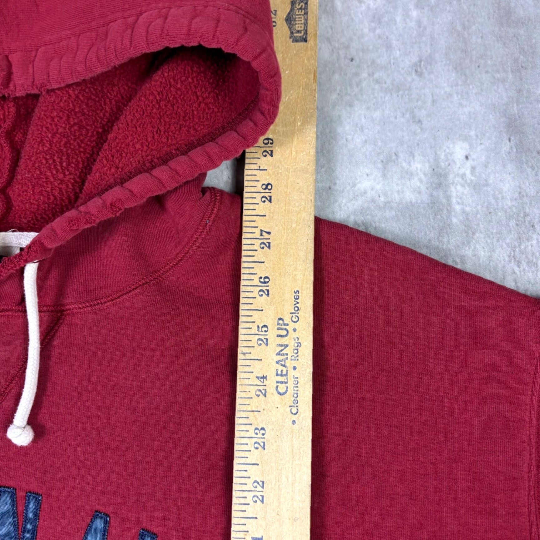 Old Navy Old Navy Hoodie Mens 2XL Red Pullover Fleece Sweatshirt Logo Applique Size US XXL / EU 58 / 5 - 4 Thumbnail