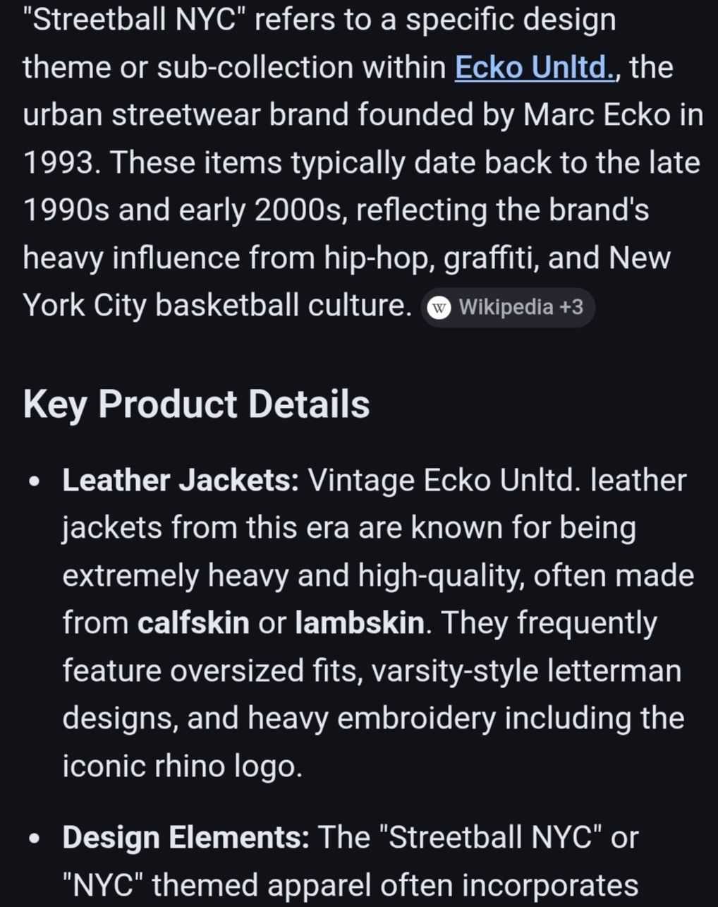 Ecko Unltd. ECKO UNLIMITED STREETBALL NYC POLYURETHANE LEATHER OVERSIZED Size US XL / EU 56 / 4 - 18 Thumbnail