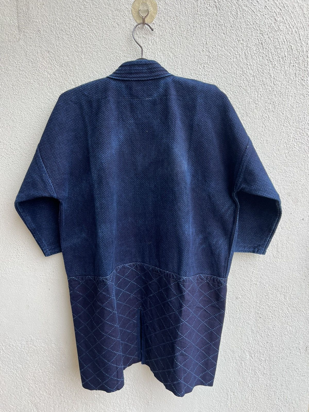 Indigo Vintage Faded Indigo Sashiko Kendo Jacket Size 3 Size US L / EU 52-54 / 3 - 23 Thumbnail