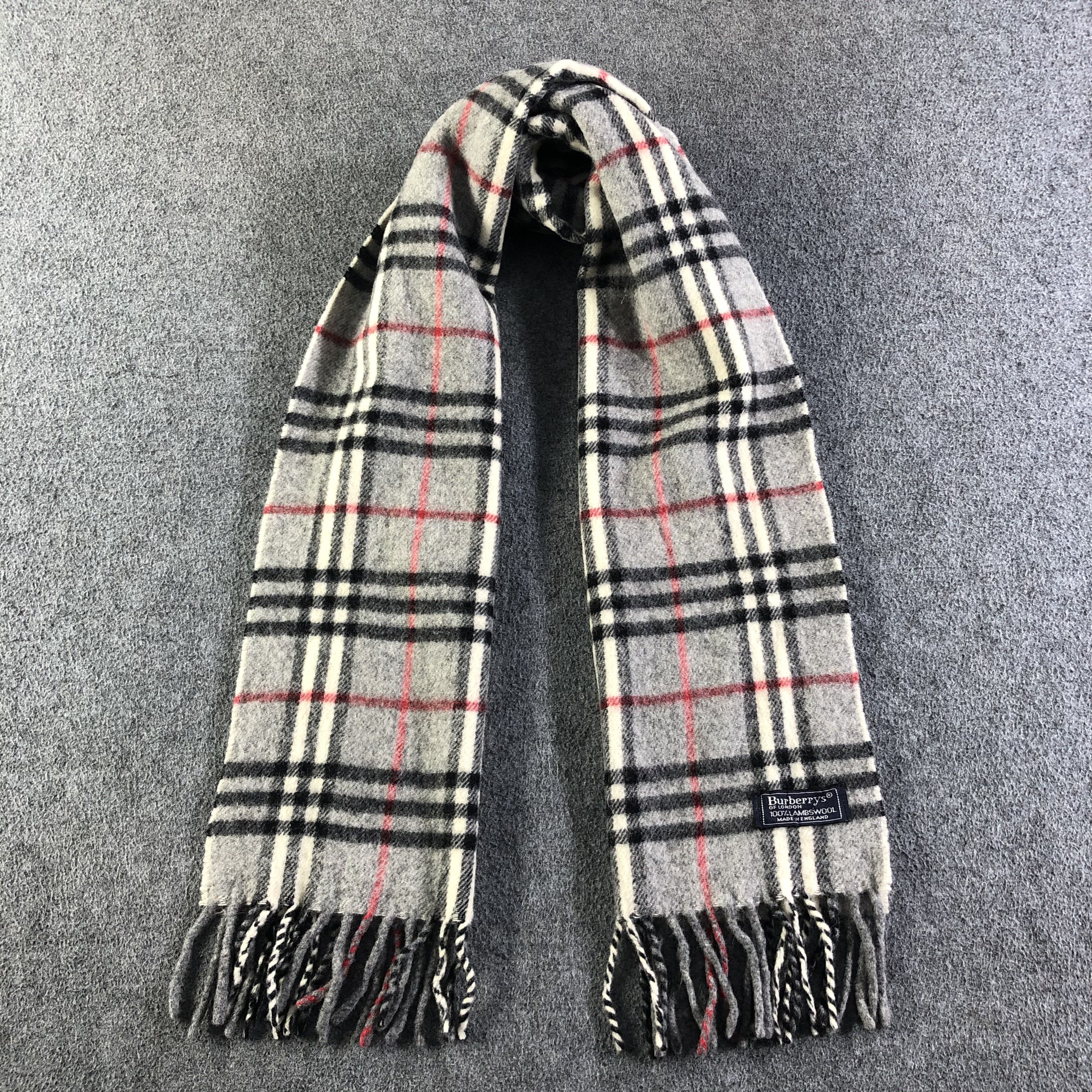 Burberry Burberry Lambswool Scarf / Muffler / Neckwear P134 Size ONE SIZE - 1 Thumbnail