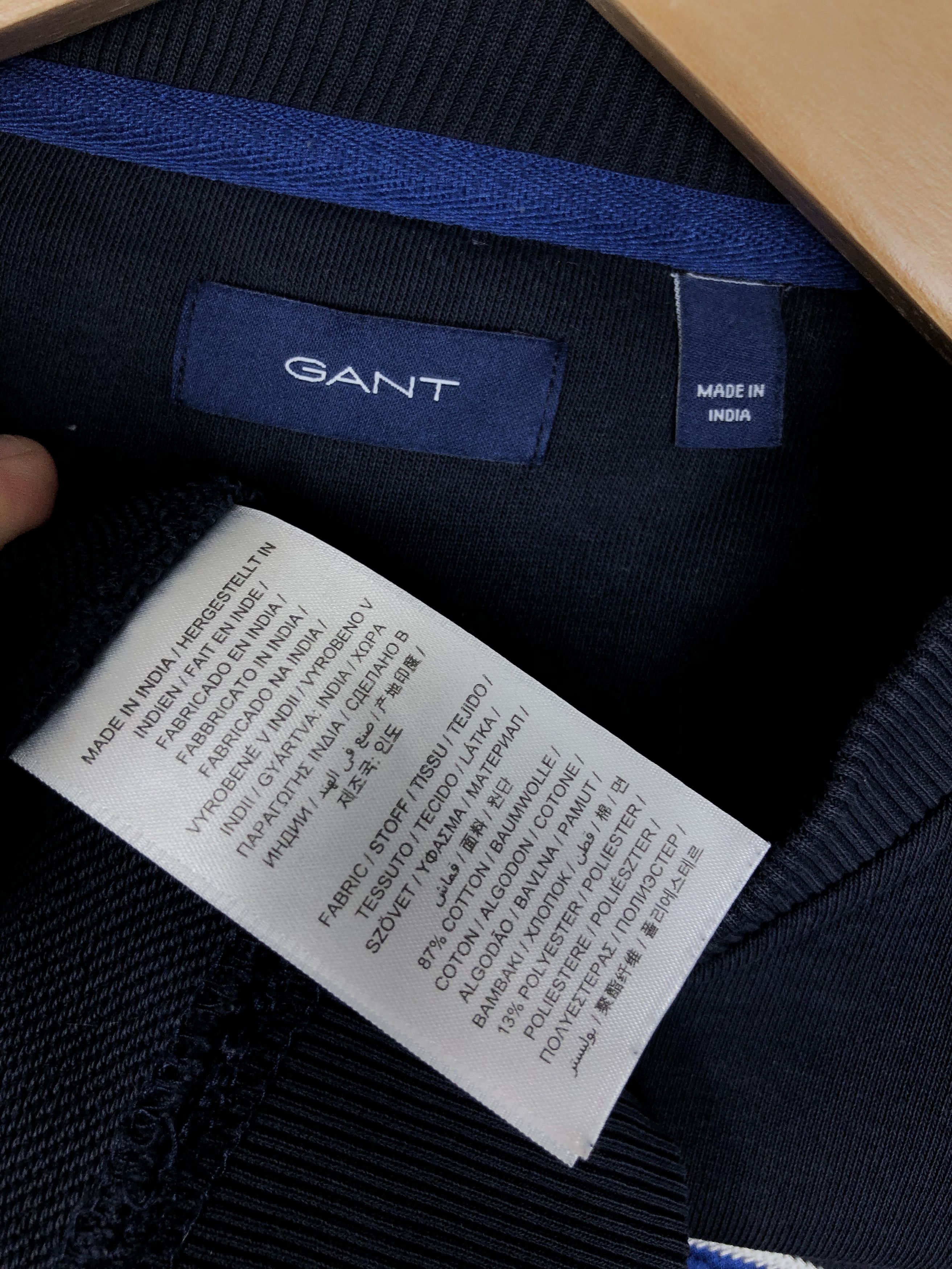 Gant Gant Sweatshirt Crewneck Center Logo Pullover Blue Size US S / EU 44-46 / 1 - 7 Thumbnail