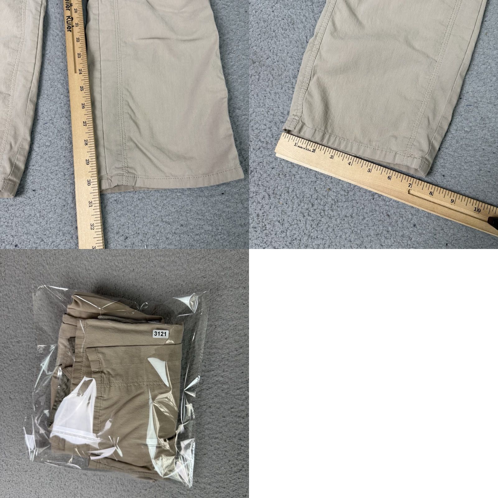 Vintage VINTAGE Kuhl Hiking Pants Womens 10 Reg Beige Lightweight Midrise Casual Outdoor Brown Size 32" / US 10 / IT 46 - 10 Thumbnail
