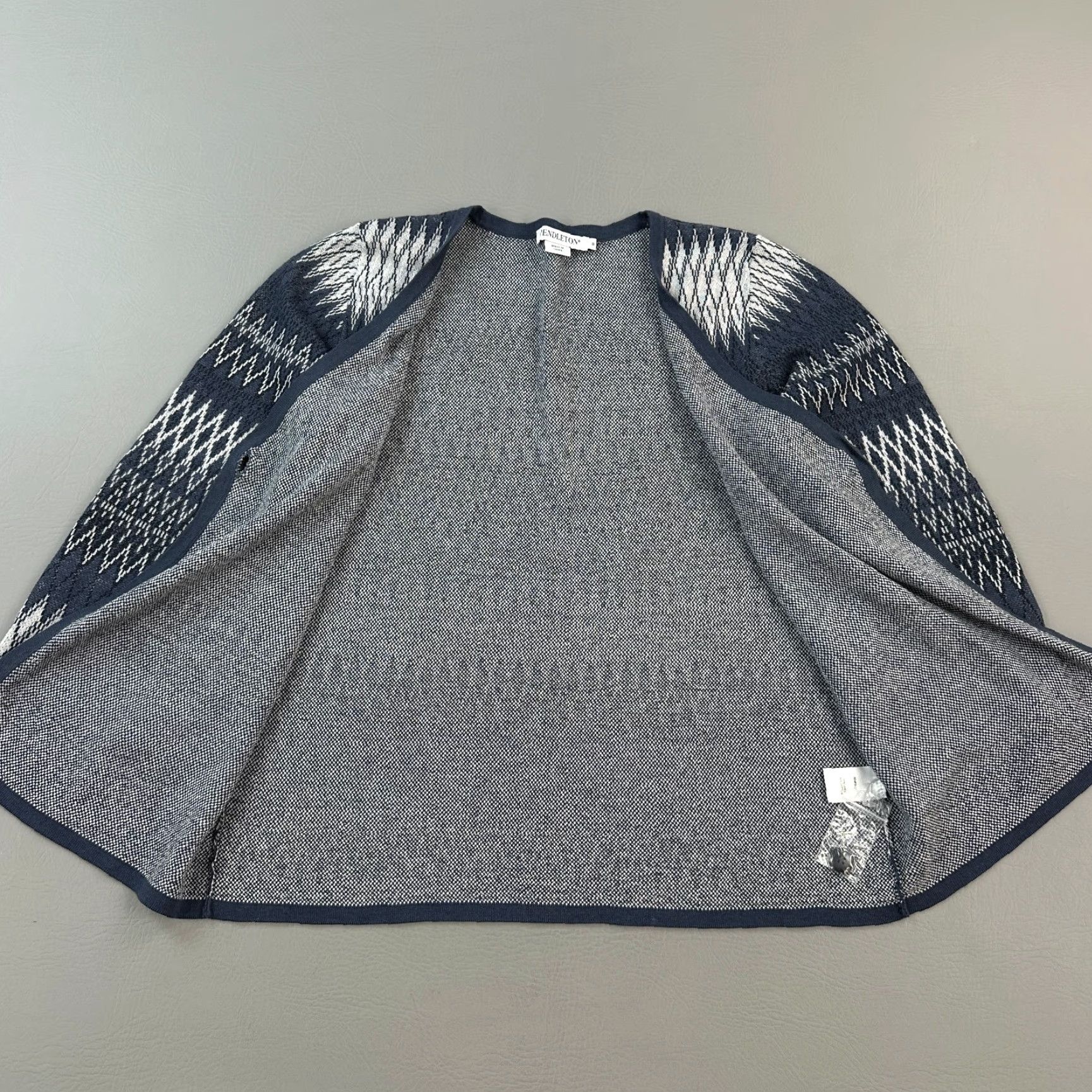 Pendleton Pendleton Sweater Women's Small Blue White Linen Blend Button Front Cardigan Size S / US 4 / IT 40 - 5 Thumbnail