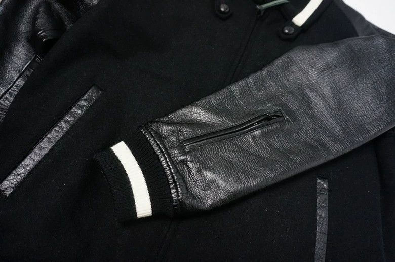 Sophnet. SOPHNET. STADIUM BLOUSON short leather-sleeve baseball S Size US S / EU 44-46 / 1 - 4 Thumbnail