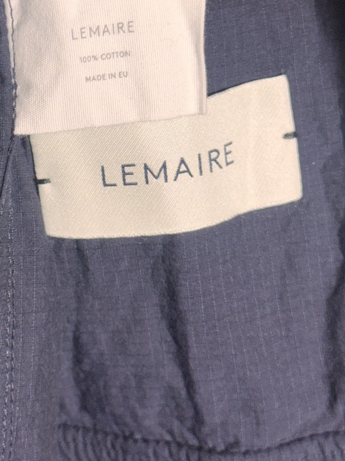 Lemaire lemaire short sleeves blazer jacket in navy cotton 48 Size US M / EU 48-50 / 2 - 4 Thumbnail