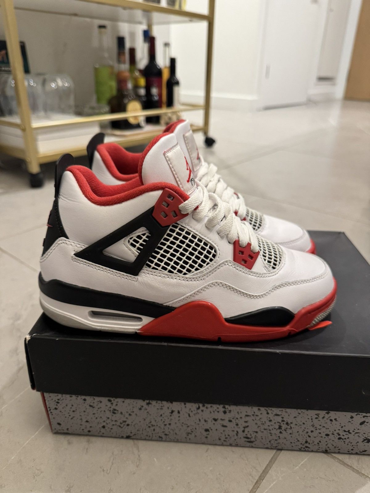 Nike Air Jordan 4 Retro (GS) Size US 7.5 / IT 37.5 - 8 Thumbnail
