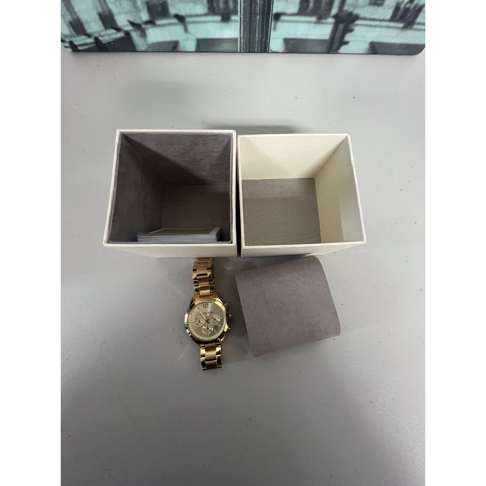 Michael Kors Michael Kors MK6795 Oversized Layton Gold-Tone Watch Size ONE SIZE - 5 Thumbnail