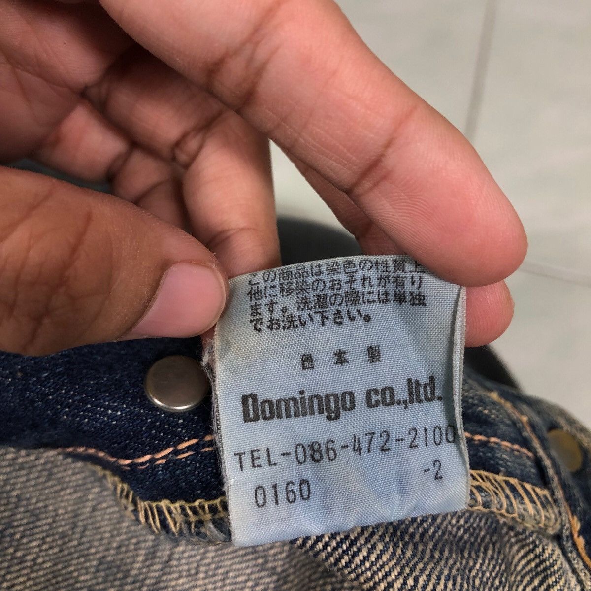 Japanese Brand 🔥VINTAGE SELVEDGES DENIM JEANS DOMINGO LTD CO JAPAN MADE Size US 34 / EU 50 - 23 Thumbnail