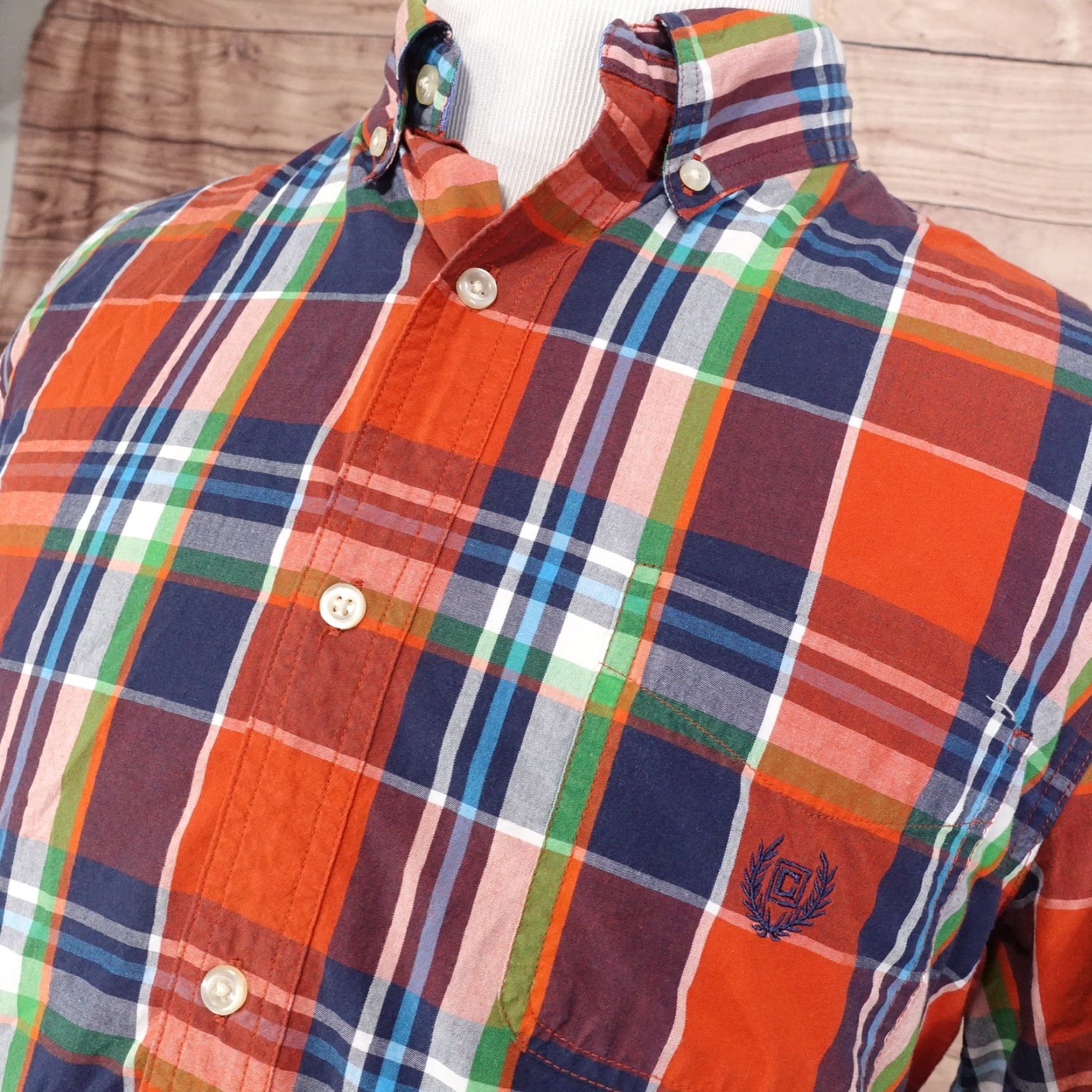 Chaps VINTAGE Chaps Men’s Long Sleeve Plaid Button-Up Shirt Regular Fit Cotton Fall Winter Womens Size US L / EU 52-54 / 3 - 2 Thumbnail
