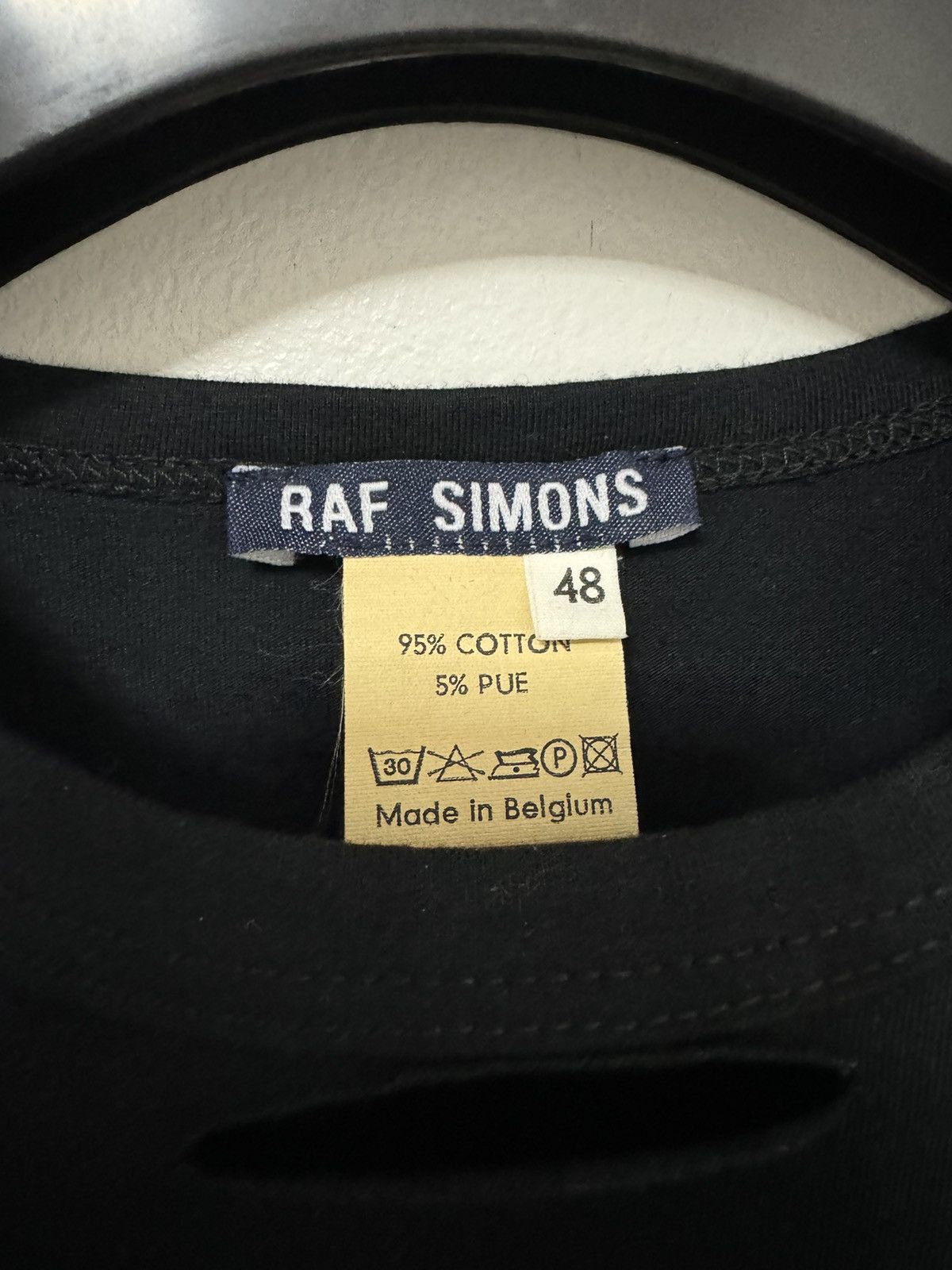 Raf Simons Black Palms Cut Out Tank Top Size US M / EU 48-50 / 2 - 6 Thumbnail