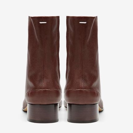 Maison Margiela o1s22i1n0724 Leather Tabi Ankle Boots in Brown Size US 10 / IT 40 - 4 Thumbnail