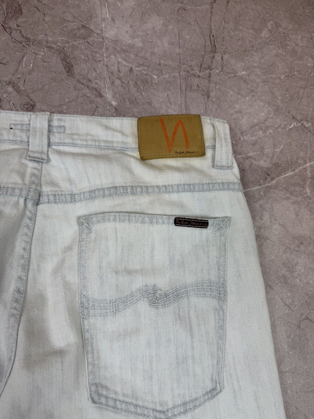 Nudie Jeans Nudie Jeans Co Slim Light Wash Denim - Made in Italy W34 L32 Size US 34 / EU 50 - 6 Thumbnail
