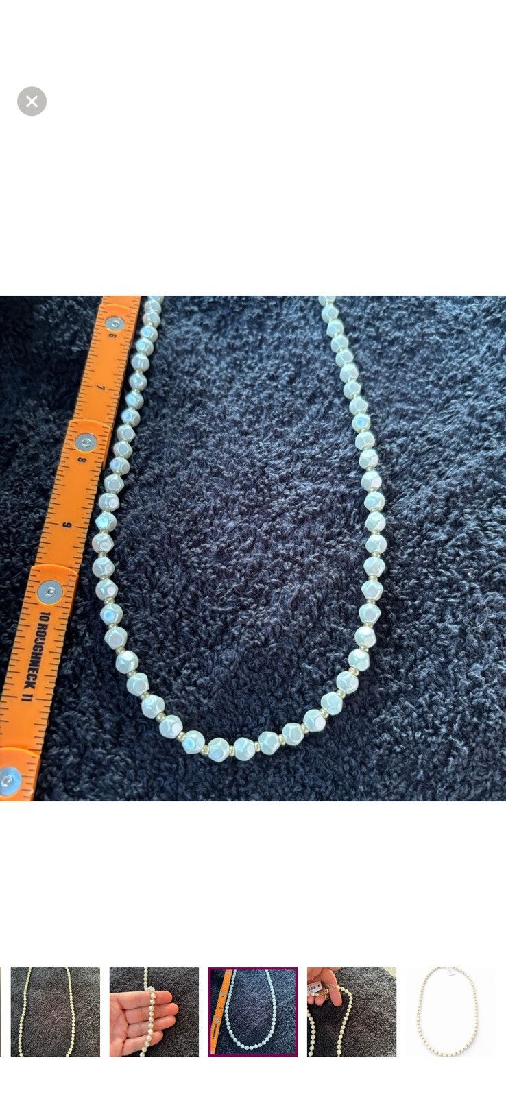 Talbots Talbots Semi Precious Pearl Beaded Necklace Gold Tone NWT C Size ONE SIZE - 3 Thumbnail