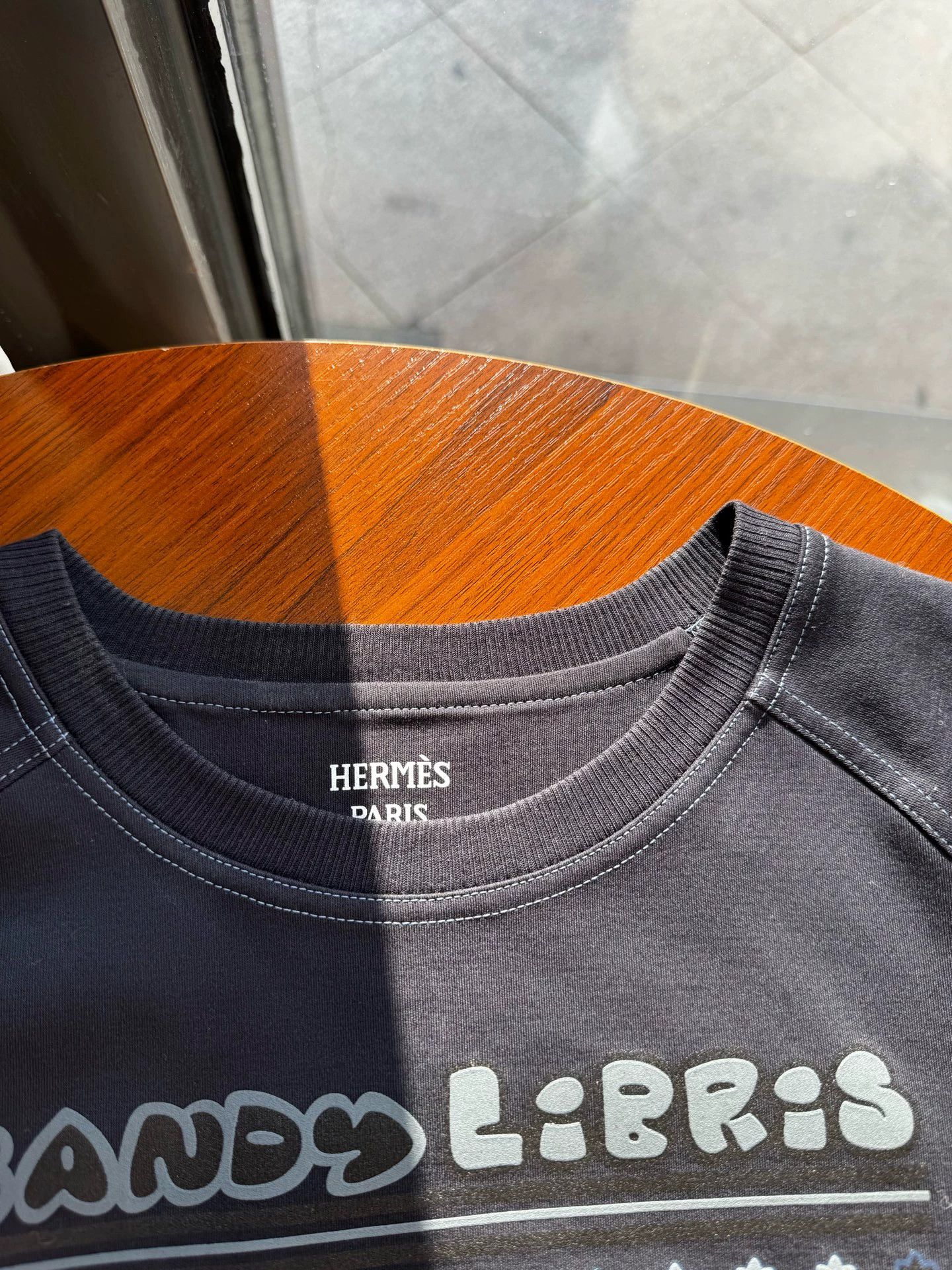 Hermes Hermes 25FW Print Solid Jersey Fitted Tee 36 99 New Size XS / US 0-2 / IT 36-38 - 6 Thumbnail