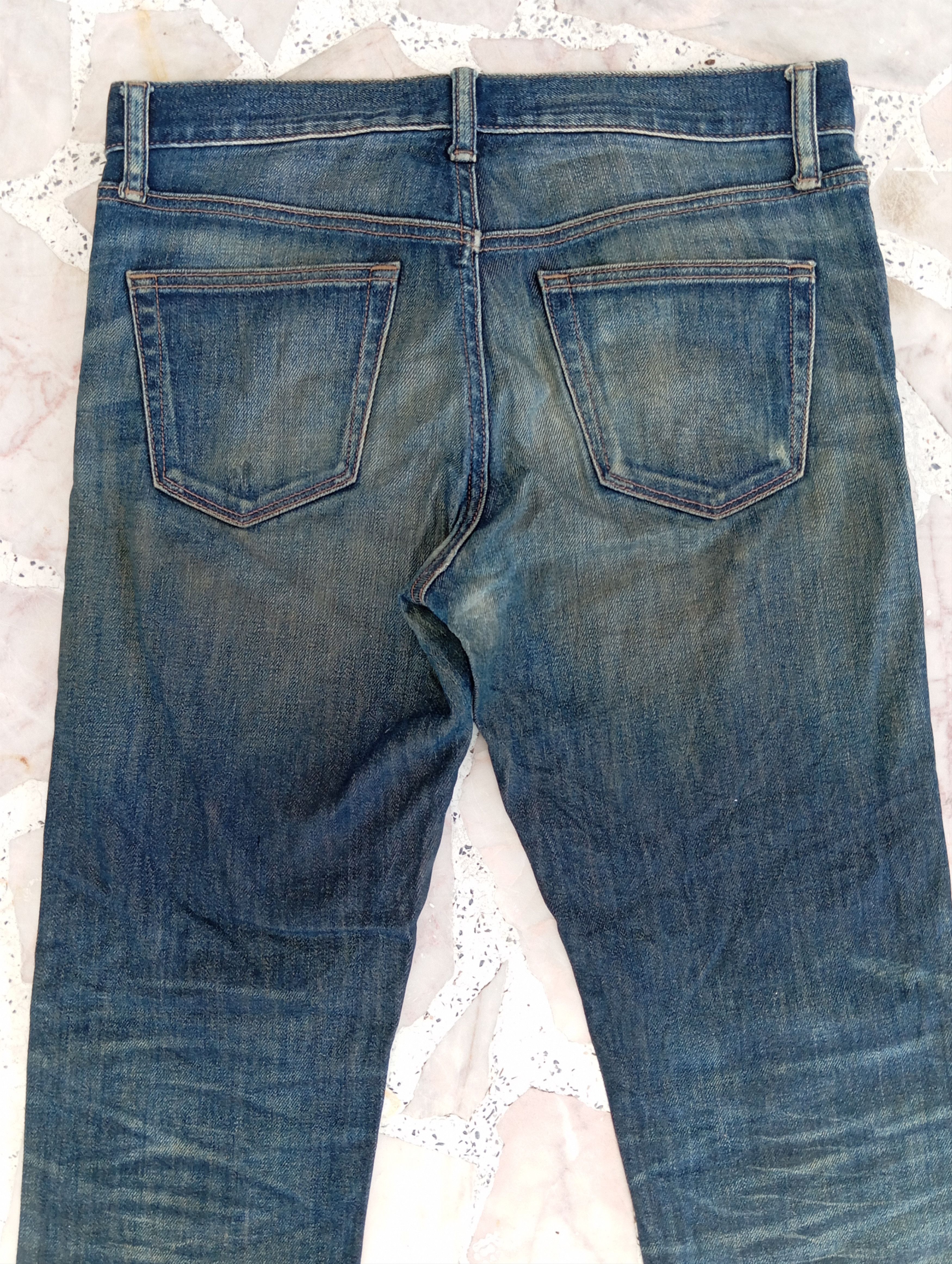 Japanese Brand × Uniqlo Uniqlo Denim Beautiful Colourway Size US 33 - 8 Thumbnail