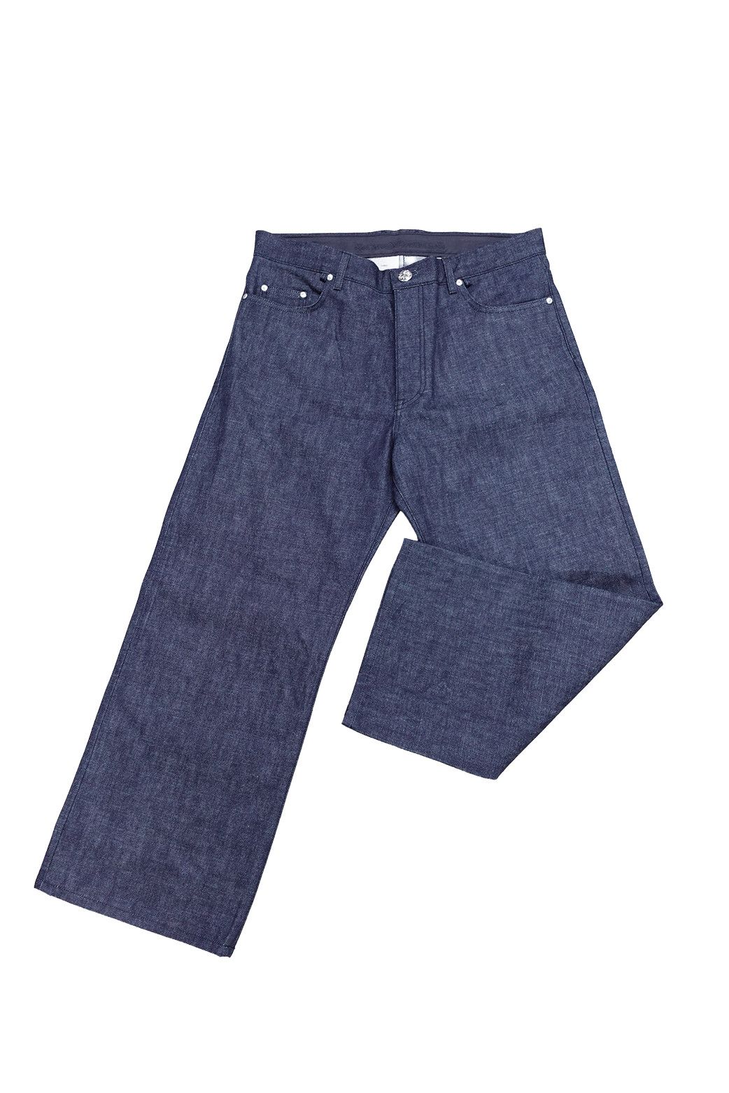 CHROME HEARTS KS FIT BAGGY JEANS INDIGO BLUE