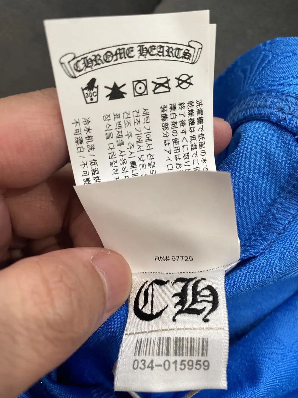 Chrome Hearts Chrome Hearts Pattern Cross Shorts BLUE Size US 34 / EU 50 - 7 Thumbnail