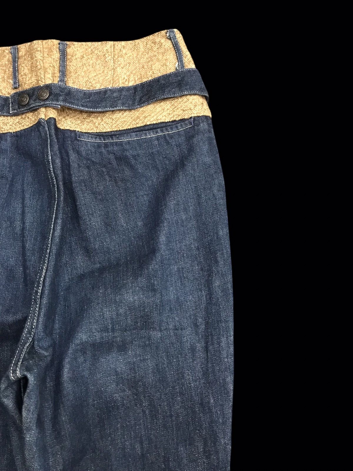 Designer KAPITAL Two Tones Strap Clown Pant Size US 30 / EU 46 - 9 Thumbnail