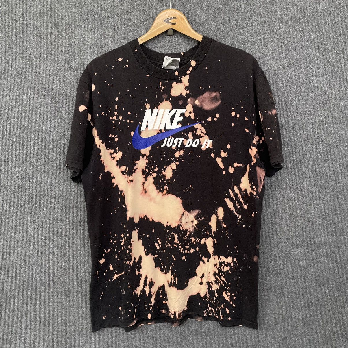 Nike × Vintage Vintage 2000s Nike Just Do It Acidwash T Shirt Size US L / EU 52-54 / 3 - 1 Thumbnail