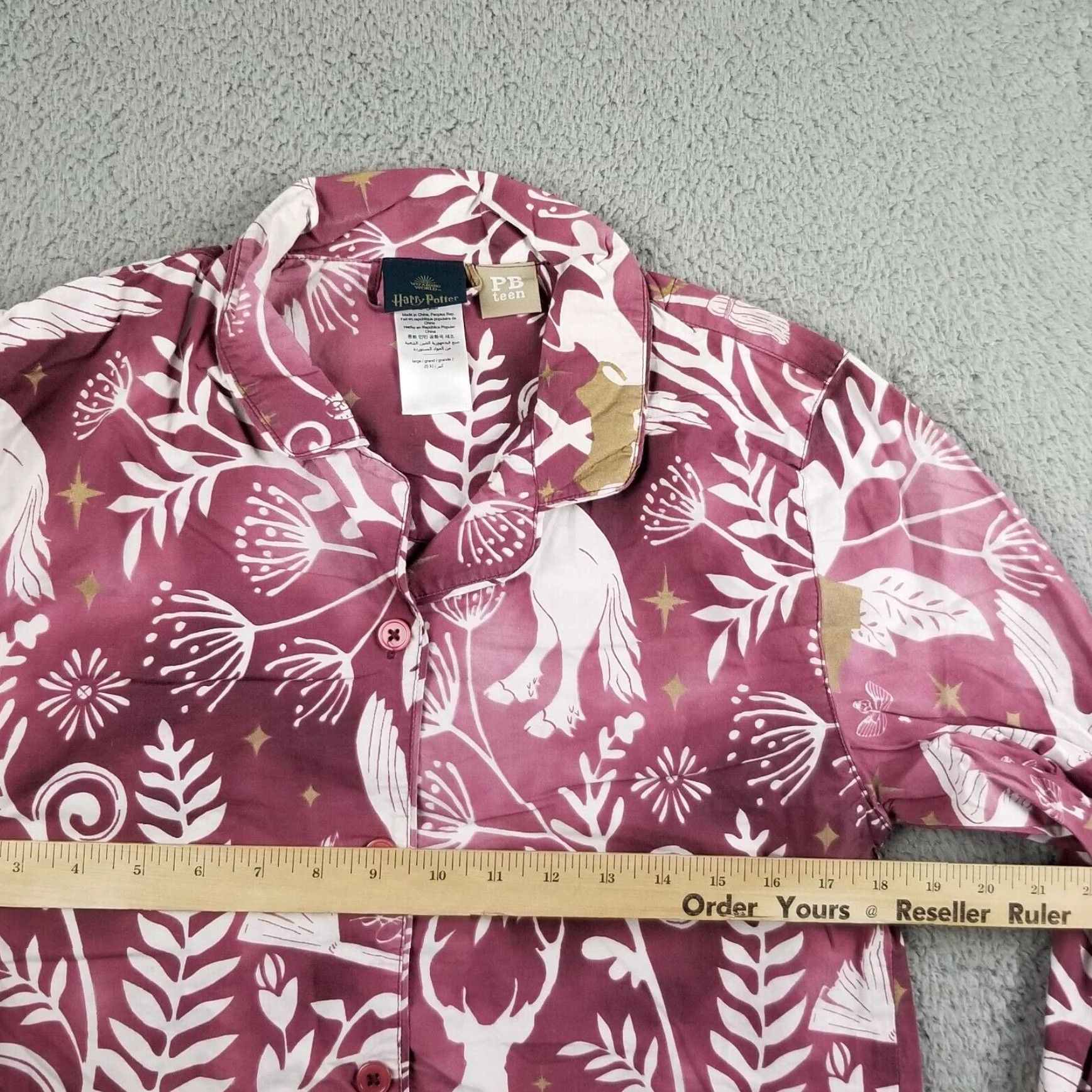 Vintage Harry Potter Lounge Top Shirt Mens Large Extra Large XL Size L / US 10 / IT 46 - 7 Thumbnail
