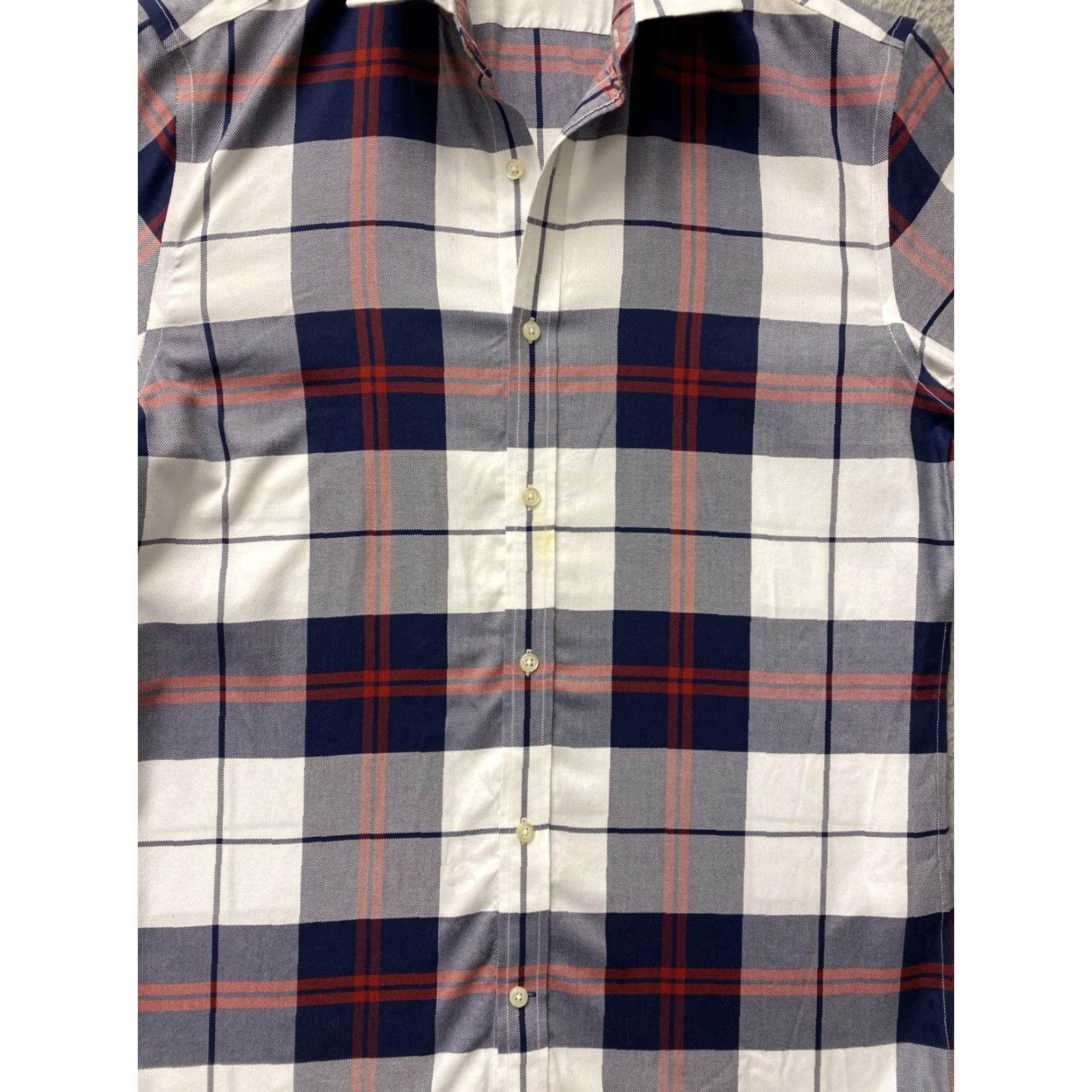 Banana Republic VINTAGE Banana Republic Men's Shirt Long Sleeve Collared Plaid Cotton Casual Workwear 89-62 Size US L / EU 52-54 / 3 - 3 Thumbnail