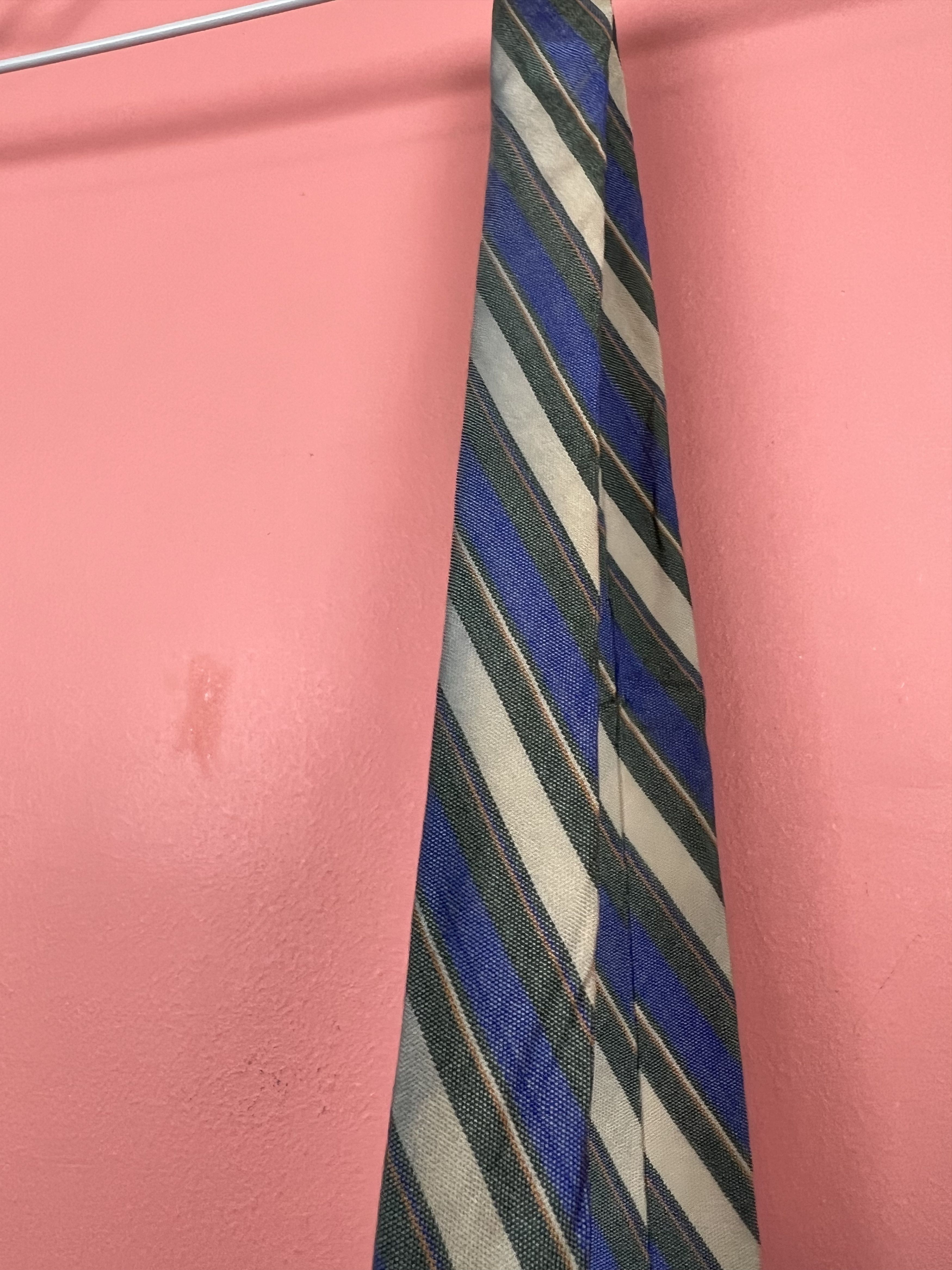 Ermenegildo Zegna Zegna Ermenegildo striped silk tie vintage luxury Size ONE SIZE - 7 Thumbnail