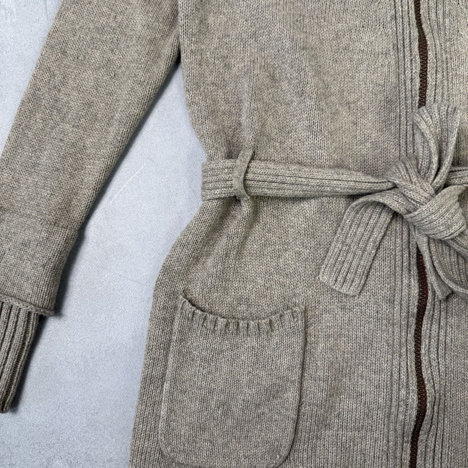 Weekend Max Mara Weekend Max Mara Women Cardigan Beige Zip Size L Size L / US 10 / IT 46 - 10 Thumbnail